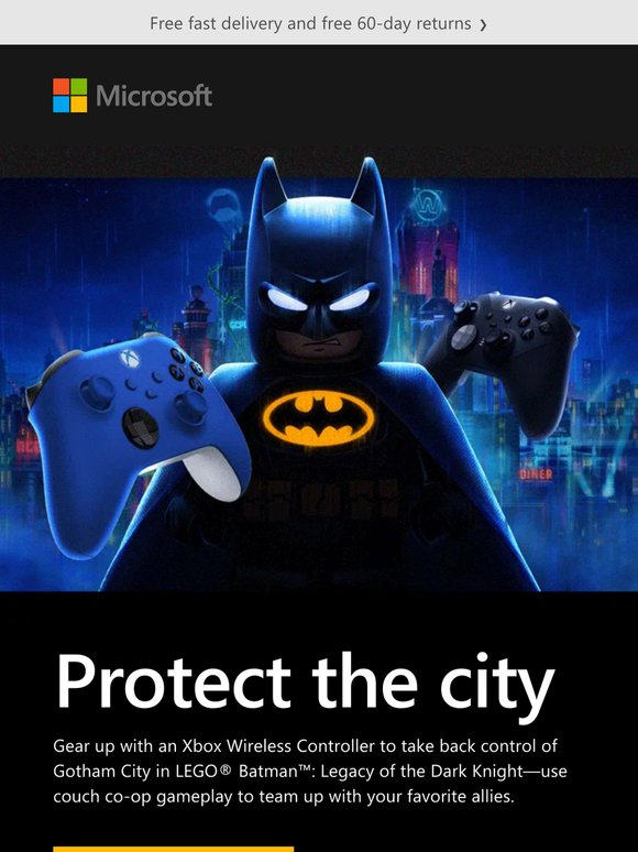 Become Gotham’s hero with a new Xbox controller