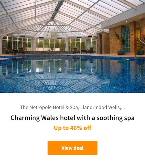 Charming Wales hotel with a soothing spa