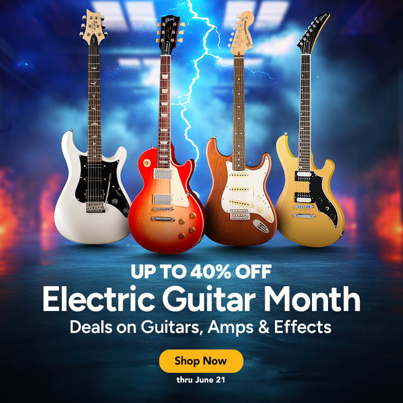 Electric Guitar Month up to 40% off. Limited-time deals & special financing from top brands. Shop Now
