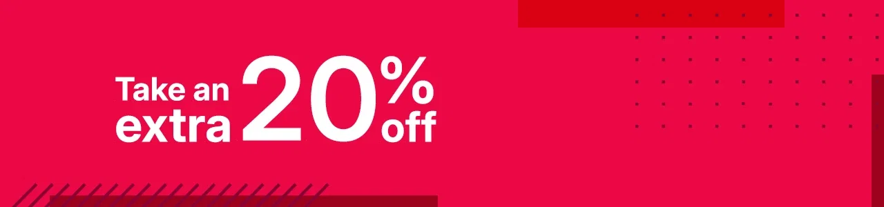 take an extra 20% off with promo code SHOPPERS