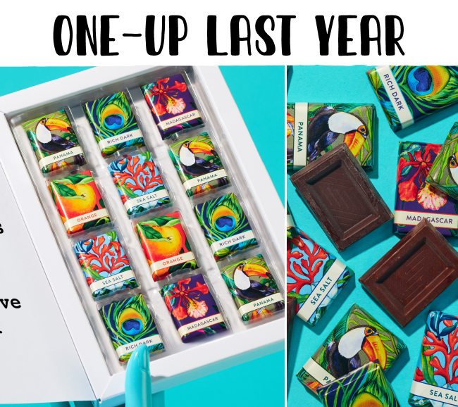 one-up last year