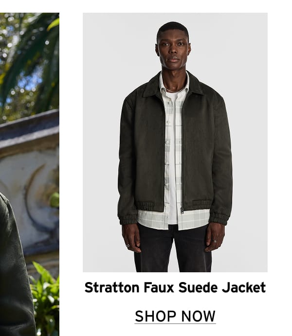 Stratton Faux Suede Jacket