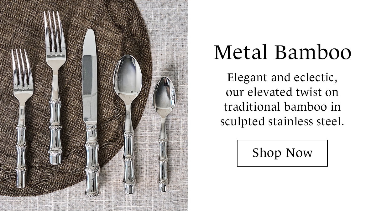 Metal Bamboo Flatware