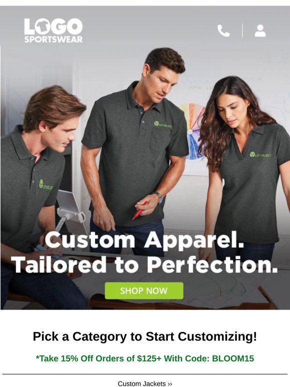 Custom Apparel for Your Team & Business