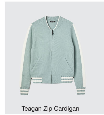 Shop Teagan Zip Cardigan