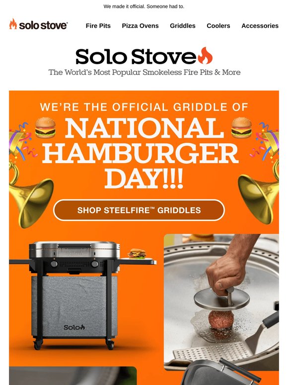 🍔 Meet the Official Griddle of National Hamburger Day 🍔