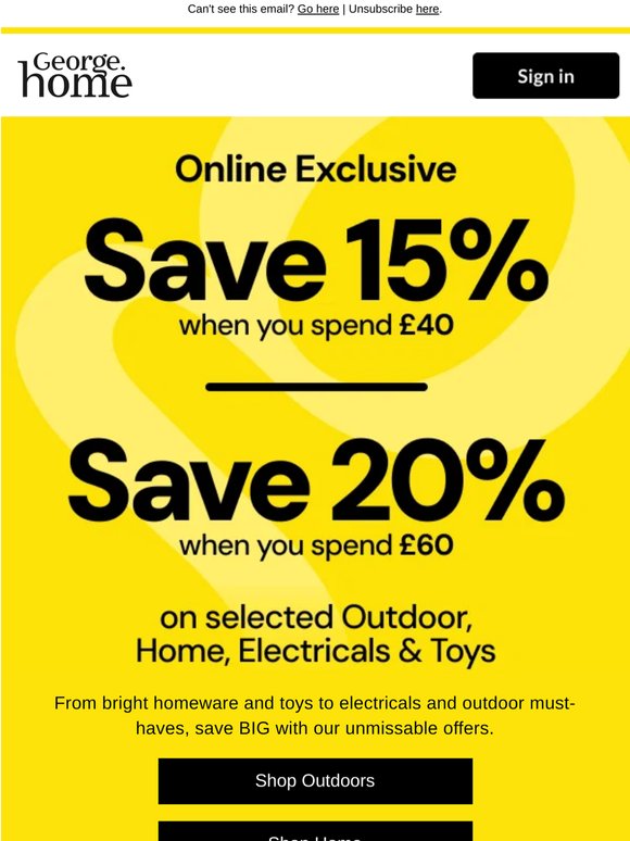 Your Spend & Save offers! 👀