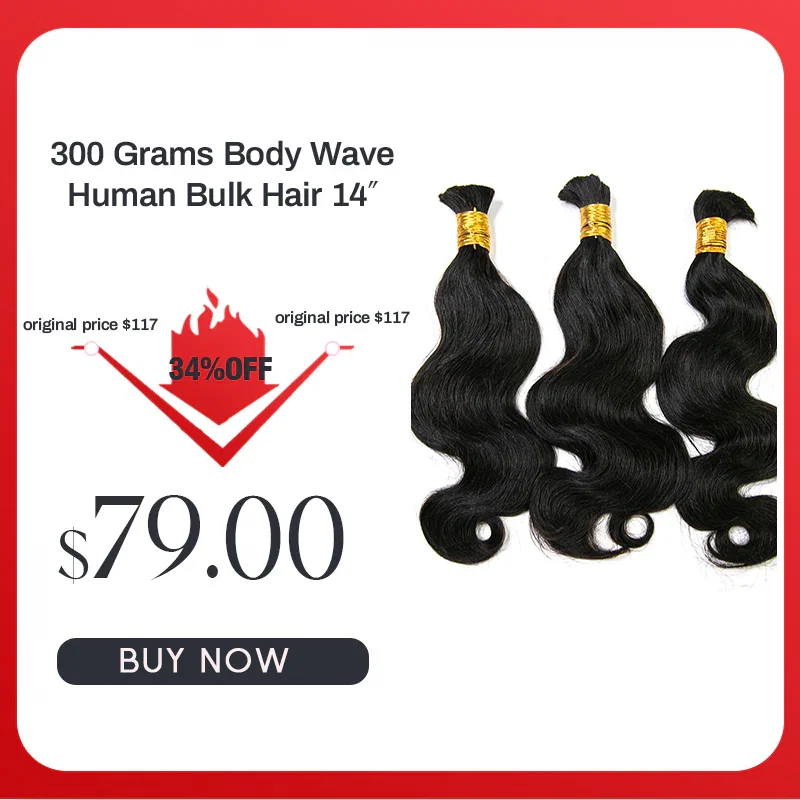 Clearance Sale 300 Grams Body Wave Human Hair