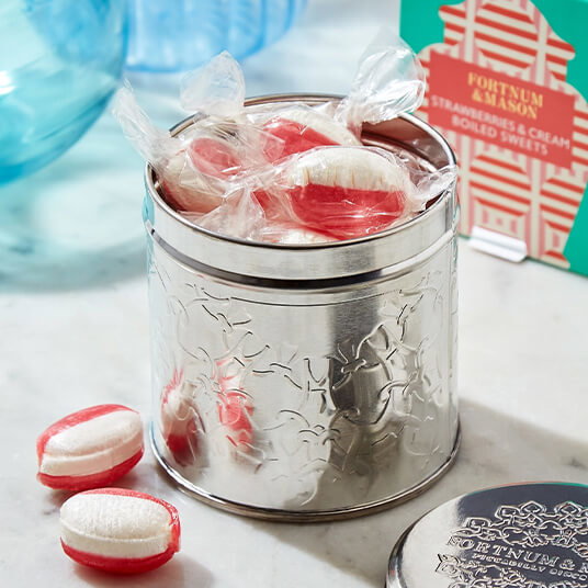 Strawberries & Cream Boiled Sweet Tin