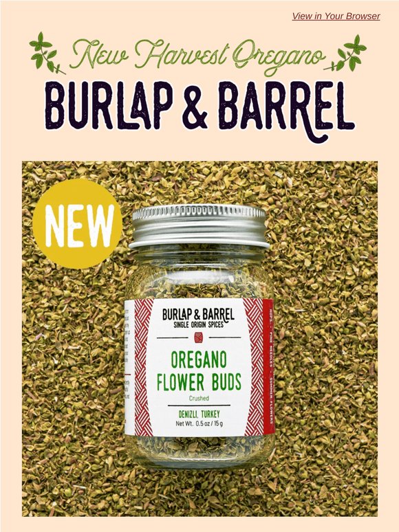 NEW: Crushed Oregano Flower Buds from Denizli, Turkey 🌿