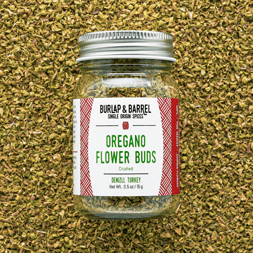 Crushed Oregano Flower Buds from Burlap & Barrel