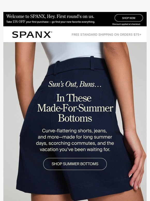 Summery shorts, pants, and bottoms