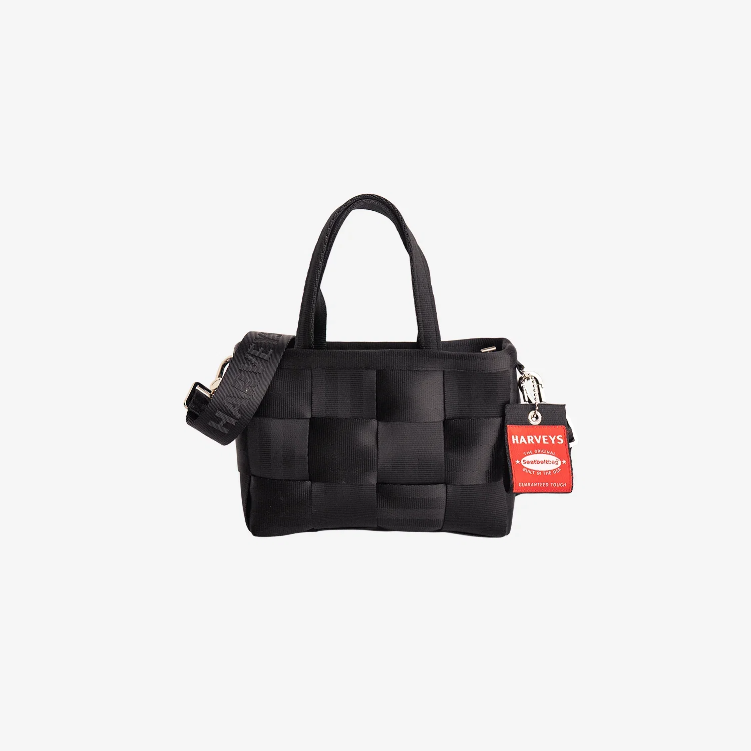 Image of Woven Petite Tote / Black