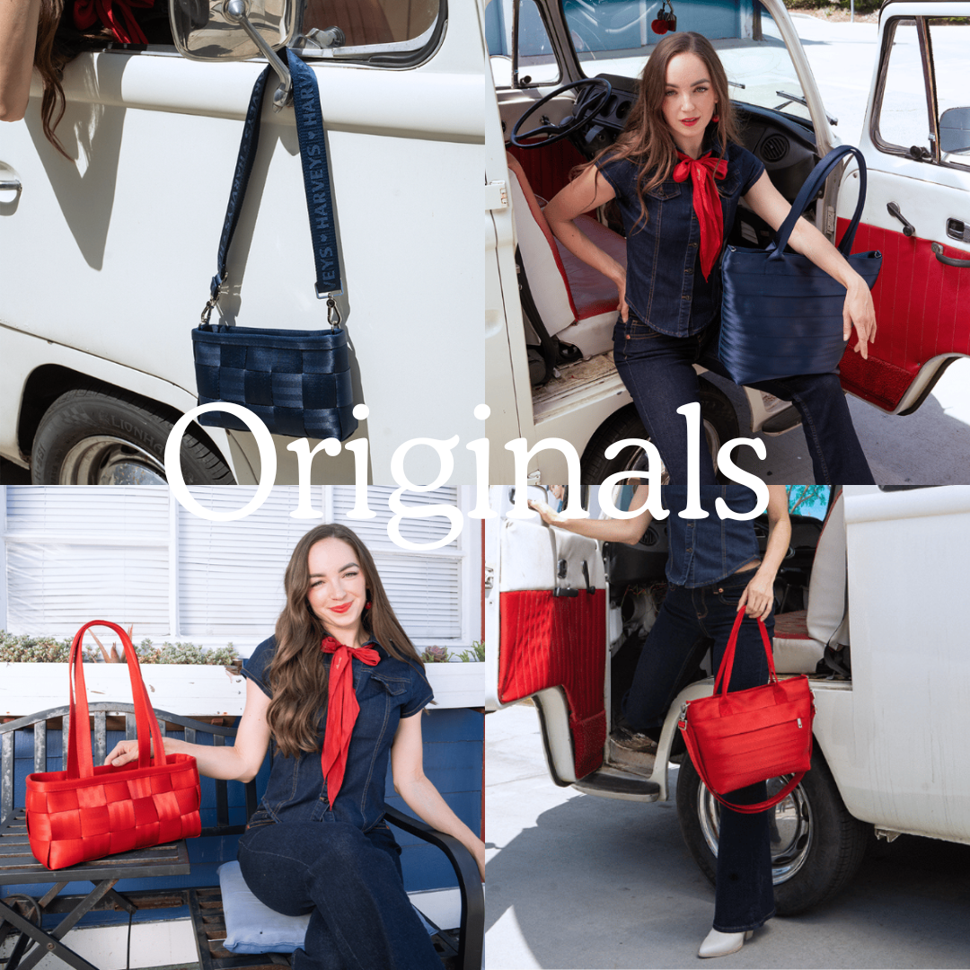 Originals in summer colors Indigo and Scarlet
