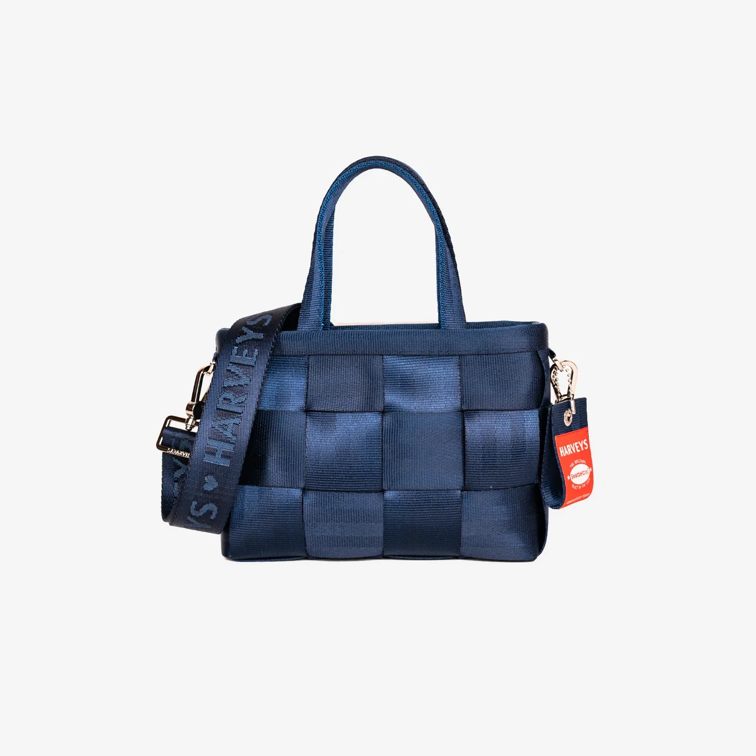 Image of Woven Petite Tote / Indigo