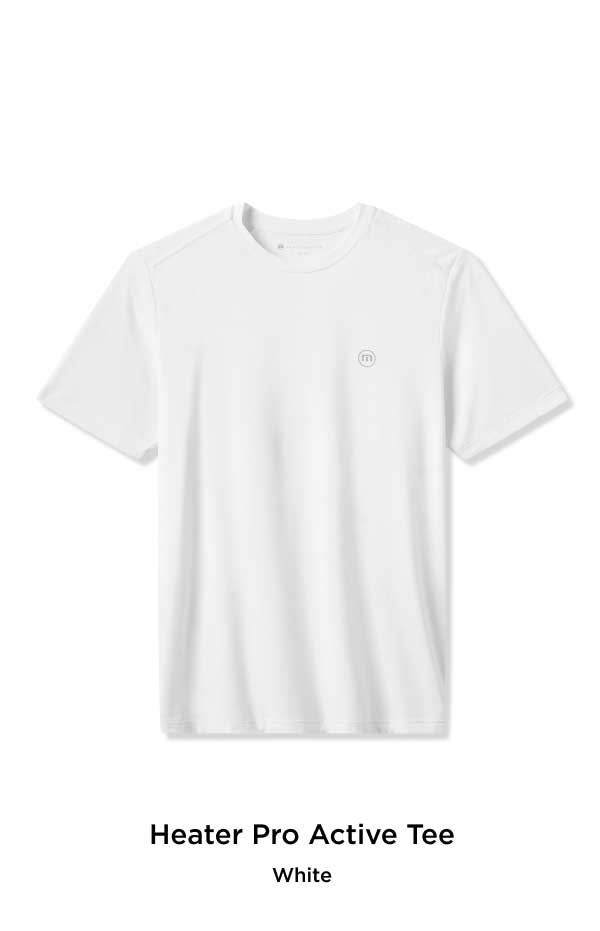 Heater Pro Active Tee - White