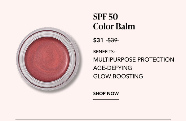 Product: Odacité SPF 50 Color Balm, open jar