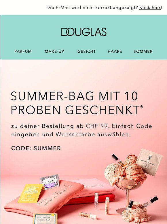 Sommer-Geschenk: Bag mit 10 Proben