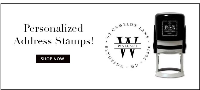 Shop Address Stamps at Fine Stationery