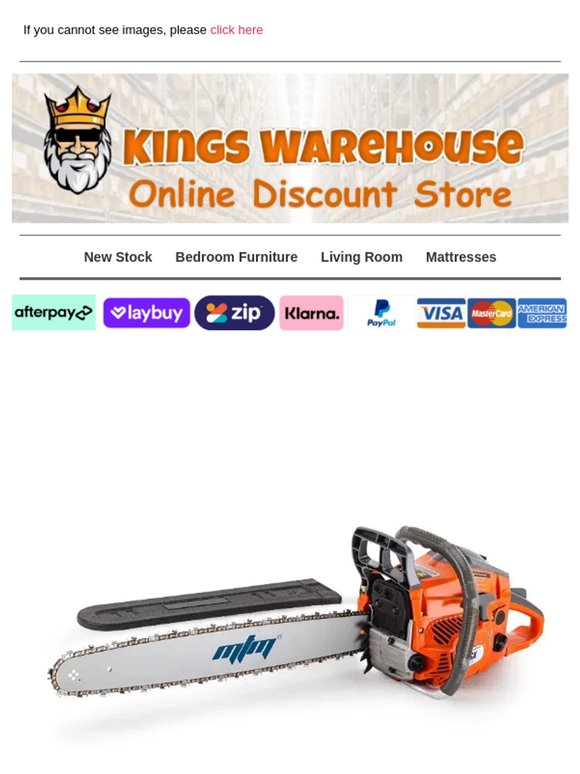 Discover our chainsaws and backyard supplies today! 🔥