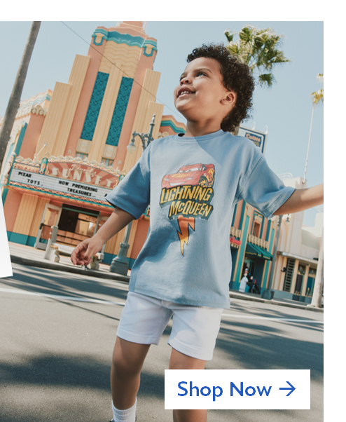 Blue short sleeve Disney Cars T-Shirt | Shop Now