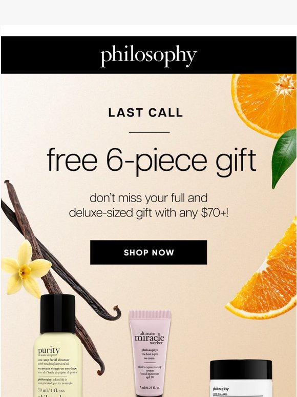 Last Call: Free 6-Piece Travel Routine