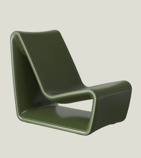 Loop Outdoor Lounge Chair by Tupelo Goods