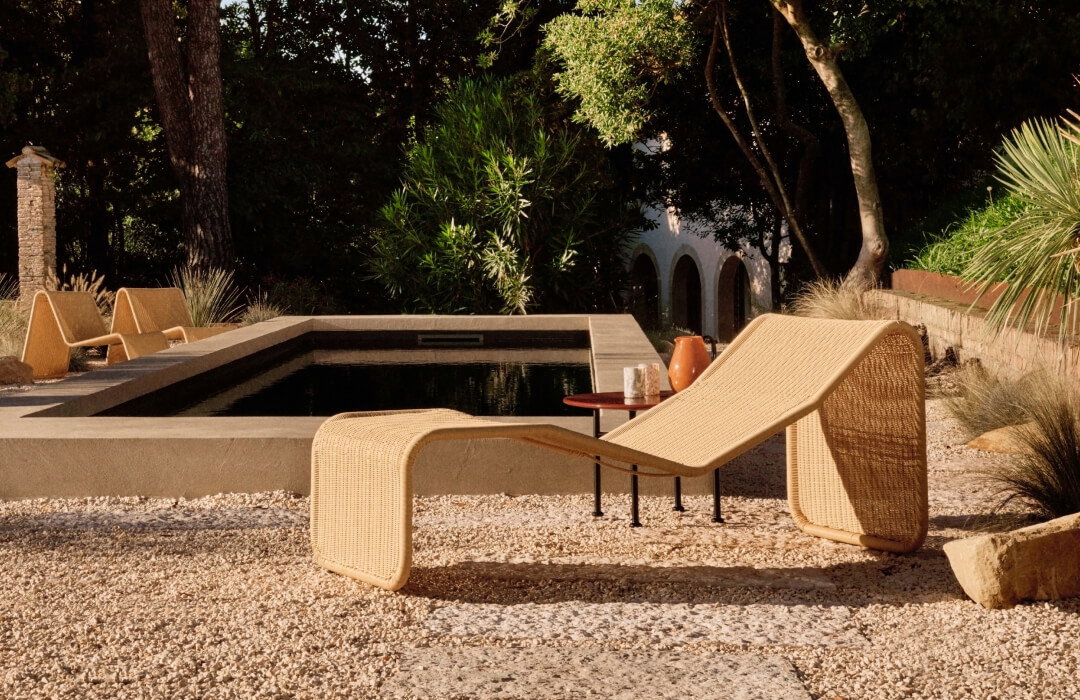 P3S Outdoor Chaise Lounge by Tito Agnoli for GUBI