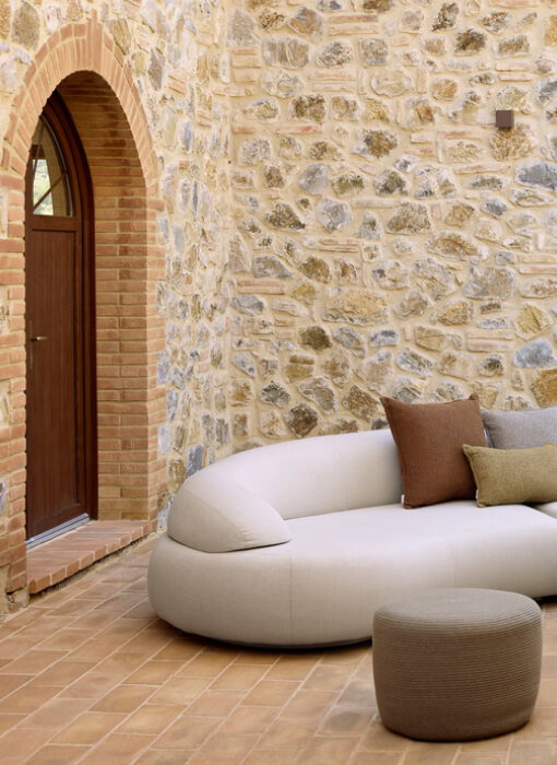 Mellow 5 Seater Outdoor Sofa with Coffee Table by Cane-line