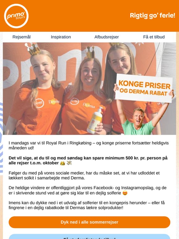 Vinderen er trukket 🧴🌞