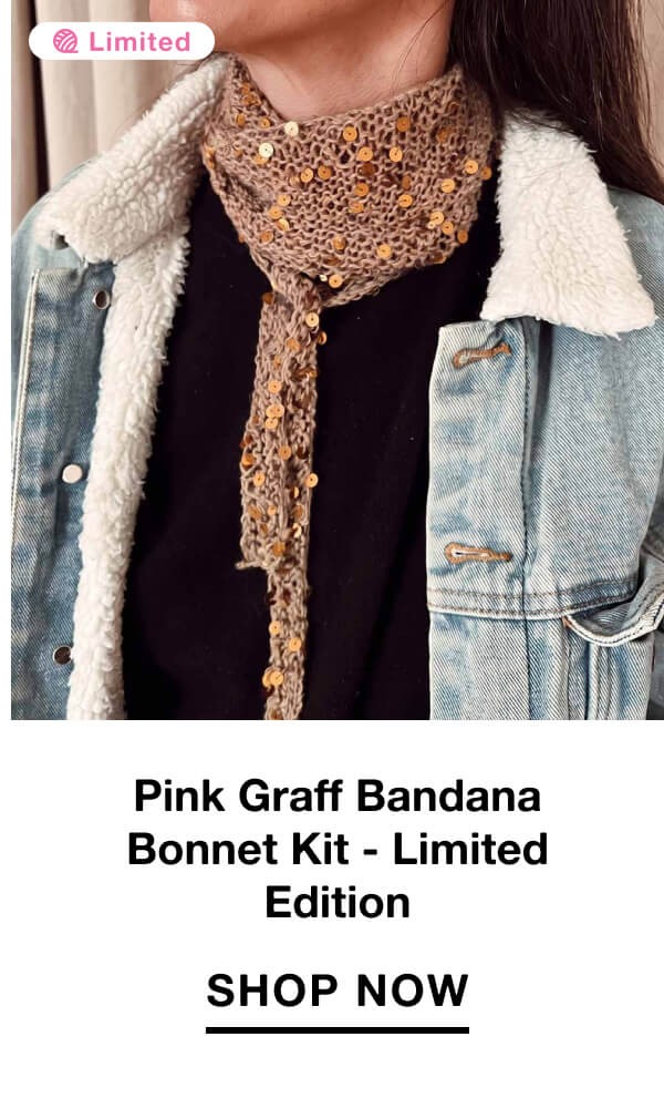 Pink Graff Bandana Bonnet Kit