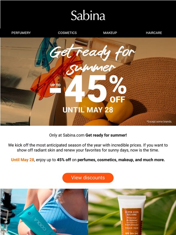 Sabina's summer special ends today