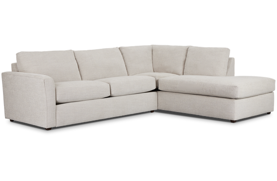 Davis Gray Micro Right Bumper Sectional