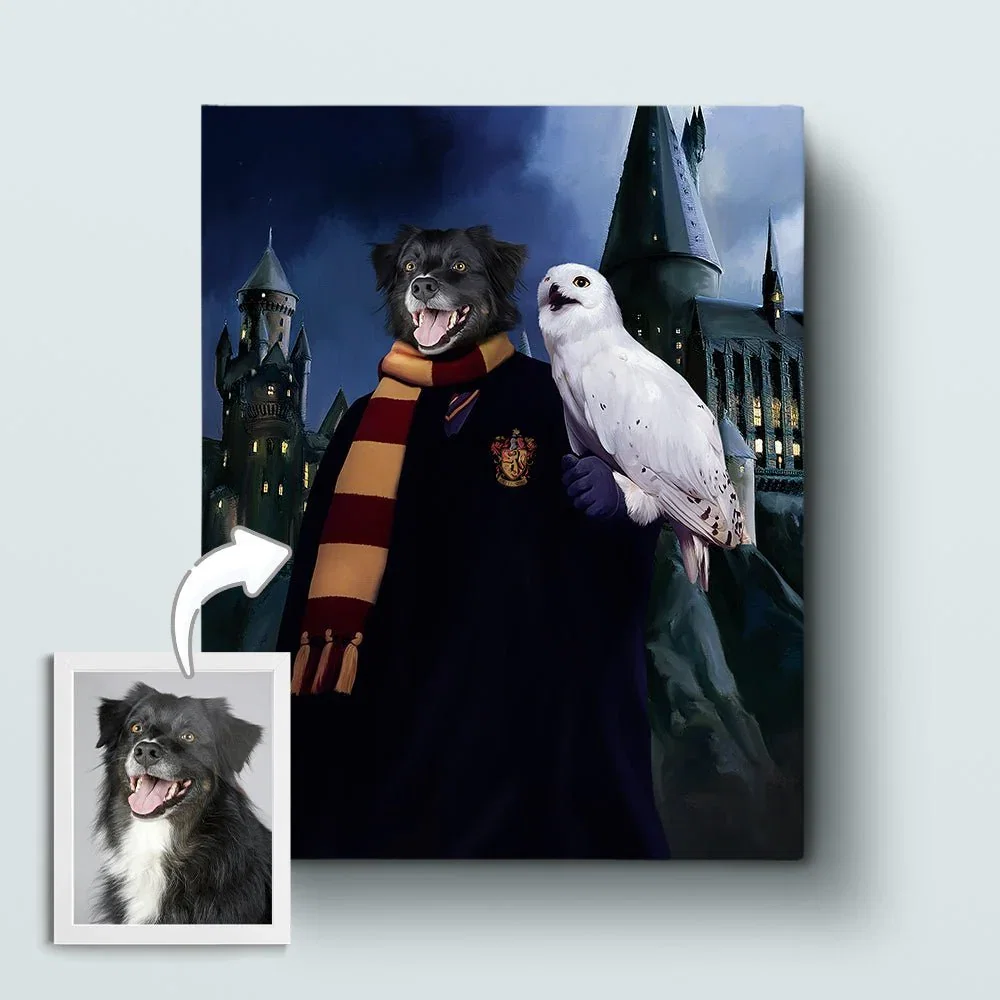 Image of The Wizarding School Pet Portrait