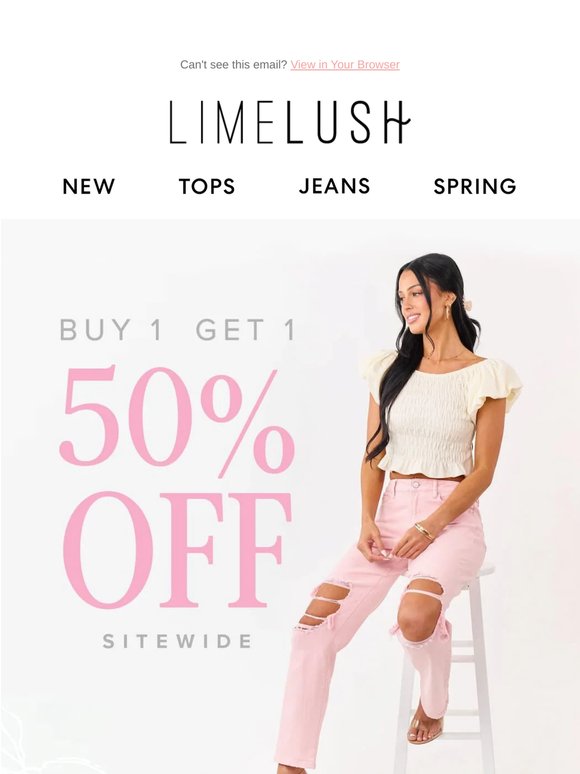 BOGO 50% OFF top denim trends ⚡️