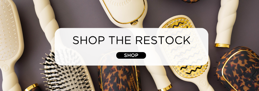 TELETIES Tan and Tortoise Hair Brushes