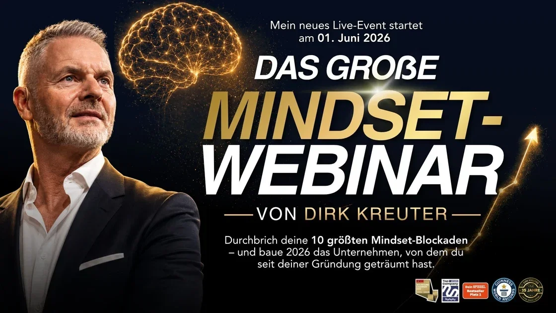 Das große Mindset-Webinar von Dirk Kreuter