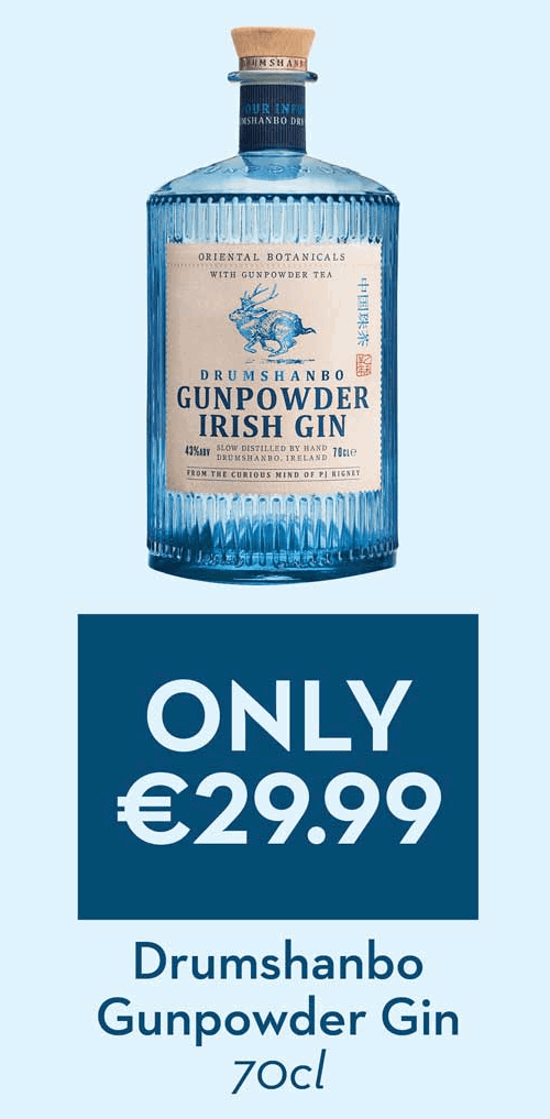 Buy Drumshanbo Gunpowder Gin here
