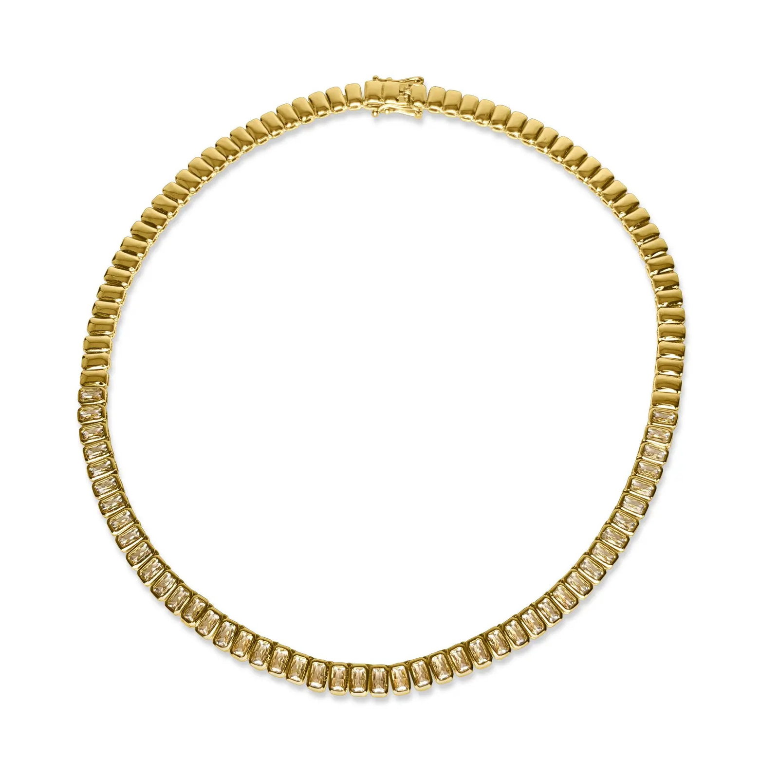 Baguette Tennis Necklace