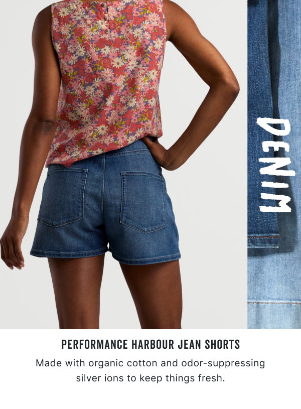 Shop the Performance Harbour Jean Shorts