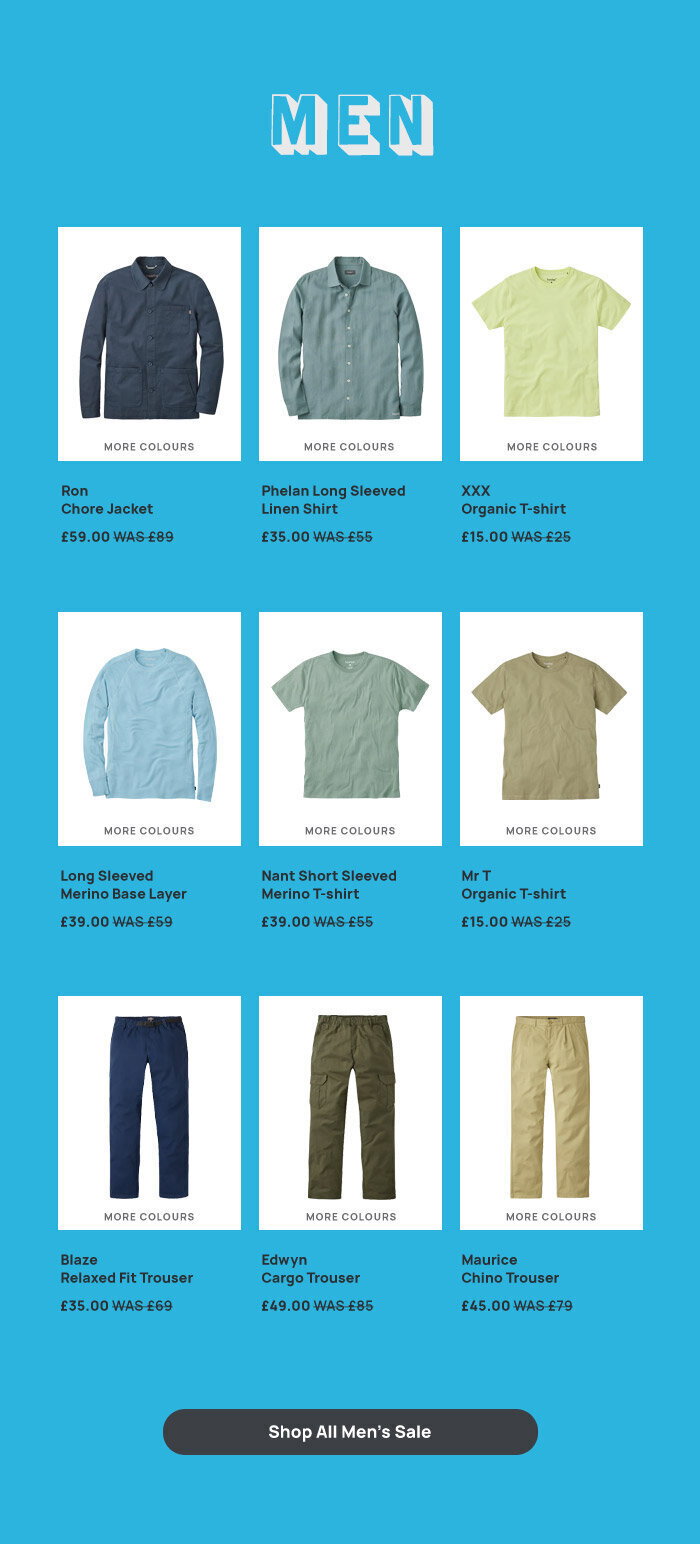 Spring Sale - mens