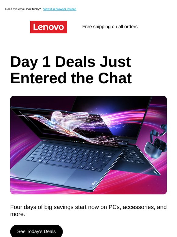 Big deals start now ⏱️