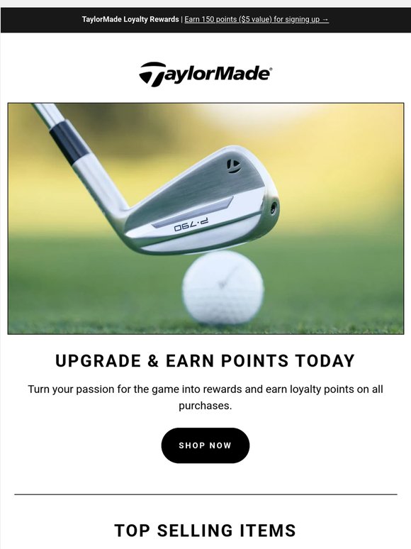 Upgrade Your Golf Game & Earn Points Today