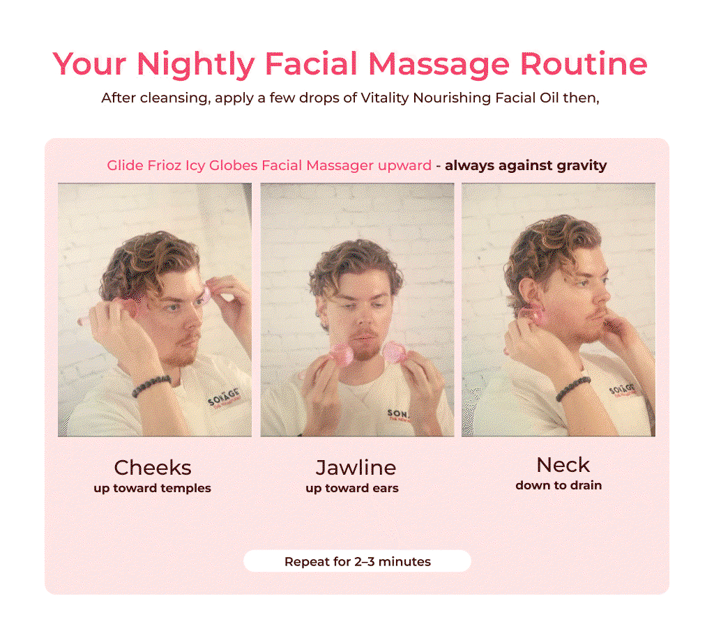 Frioz Icy Globes Facial Massager