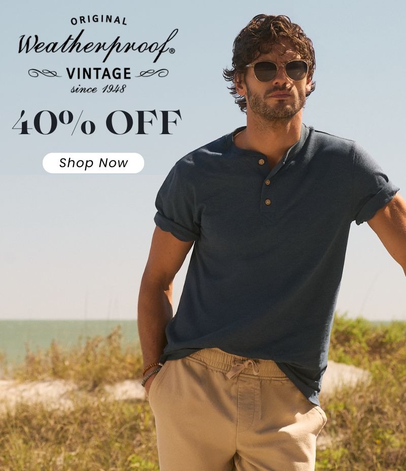 Weatherproof Vintage 40% off