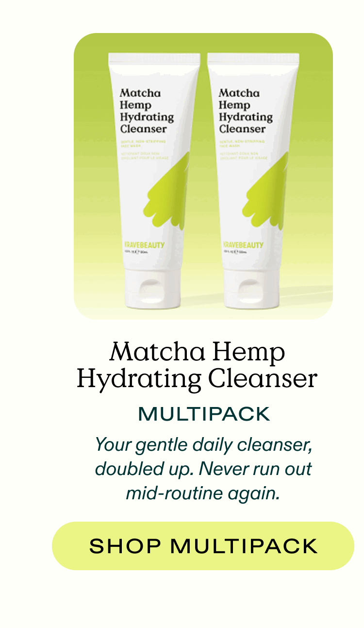 Matcha Hemp Hydrating Cleanser Multipack