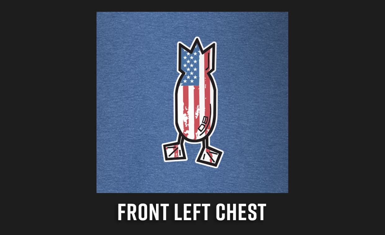 Image: Front Left Chest Design for May Shirt of the Month