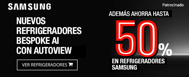 Nuevos refrigeradores SAMSUNG con AUTOVIEW