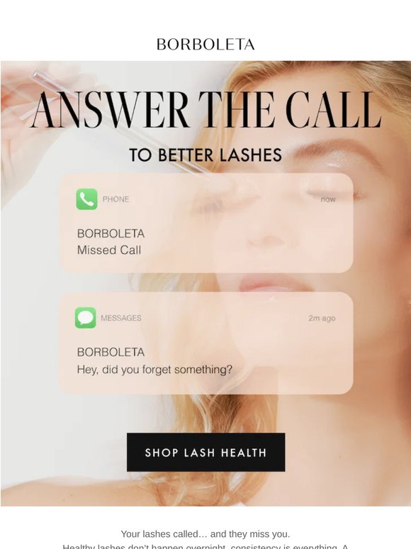 our lashes called…☎️