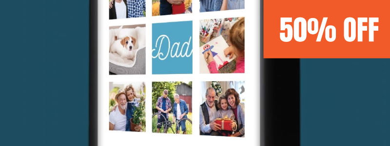 Personalised Photo Celebration Light Box £19.99 save 50%